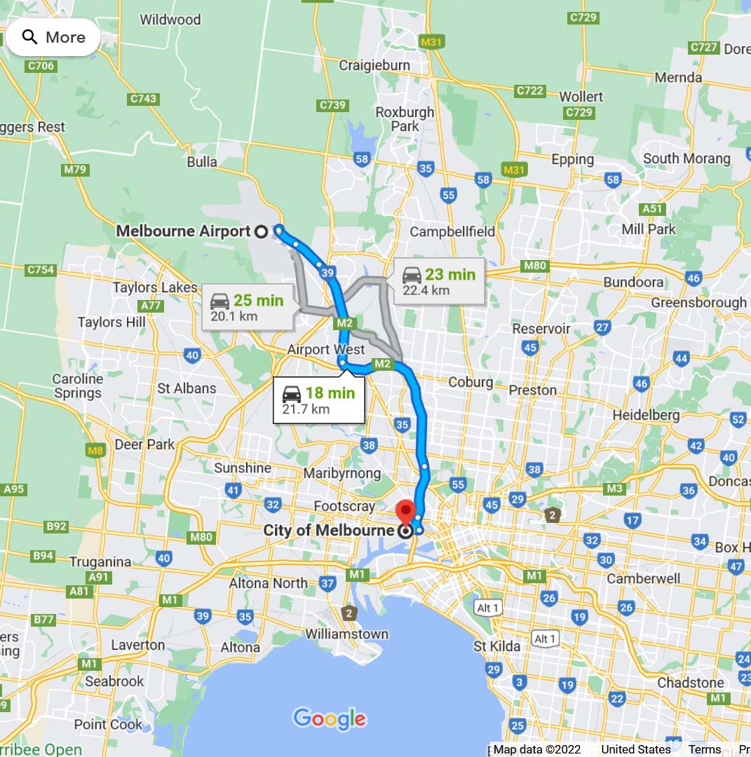 Melbourne Airport to City Services